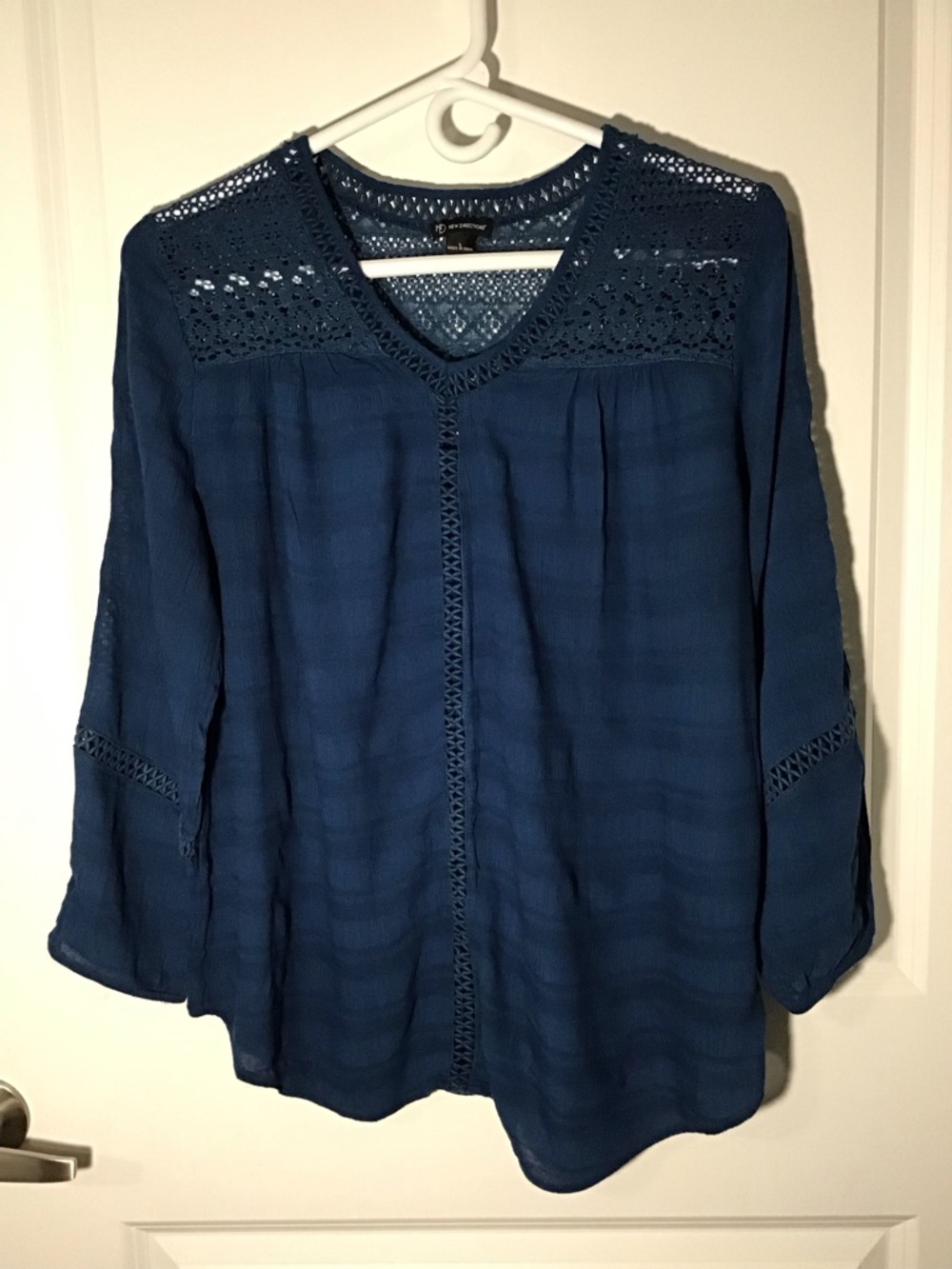 Women's Blue Top Size L